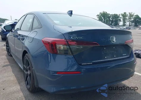 2025 Honda Civic Hybrid Sport/Sport Touring из США, поврежденный, VIN 2HGFE4F85SH306997